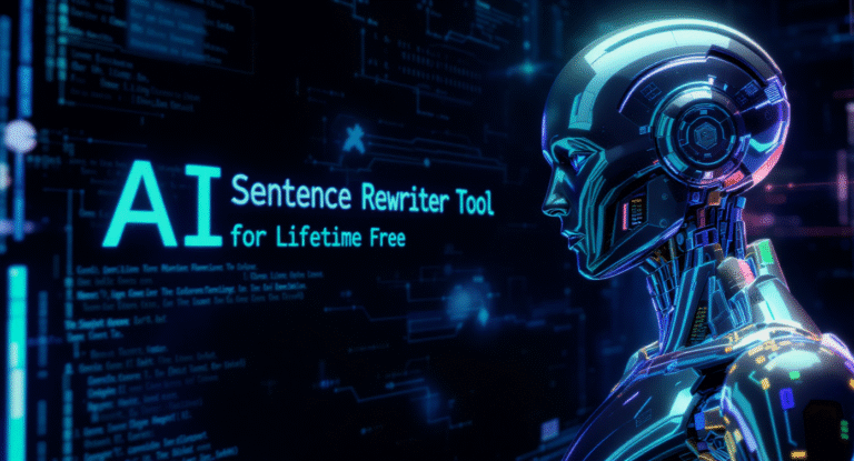 Ai sentence rewriter tool for lifetime free