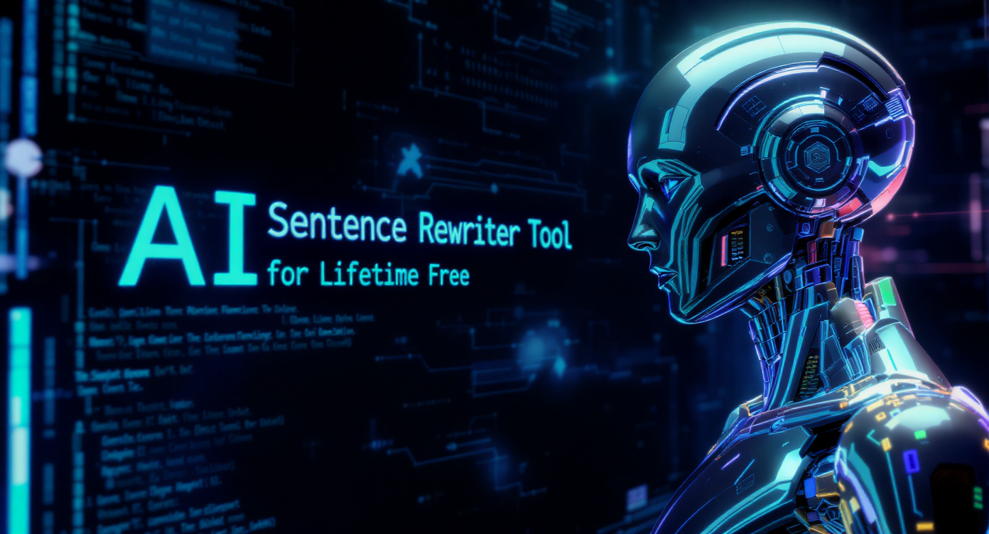 Ai sentence rewriter tool for lifetime free