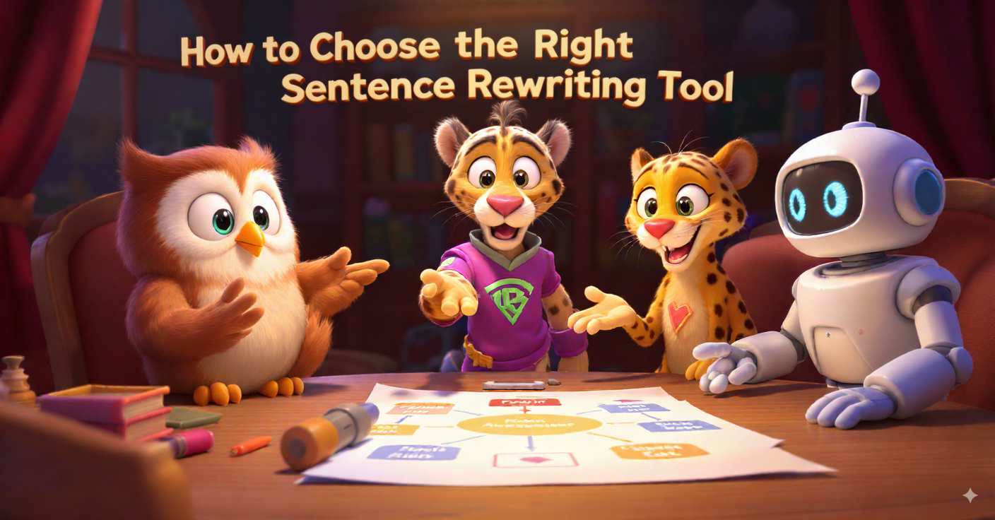 How to Choose Right Sentence Rewriting Tool