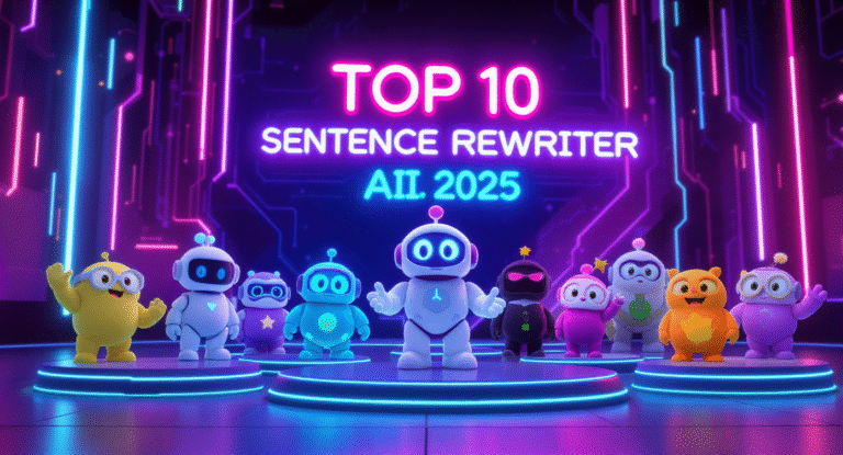 Top 10 AI Sentence Rewriter Tools in 2025