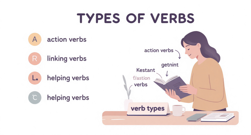 Types of Verbs in Complete Sentences
