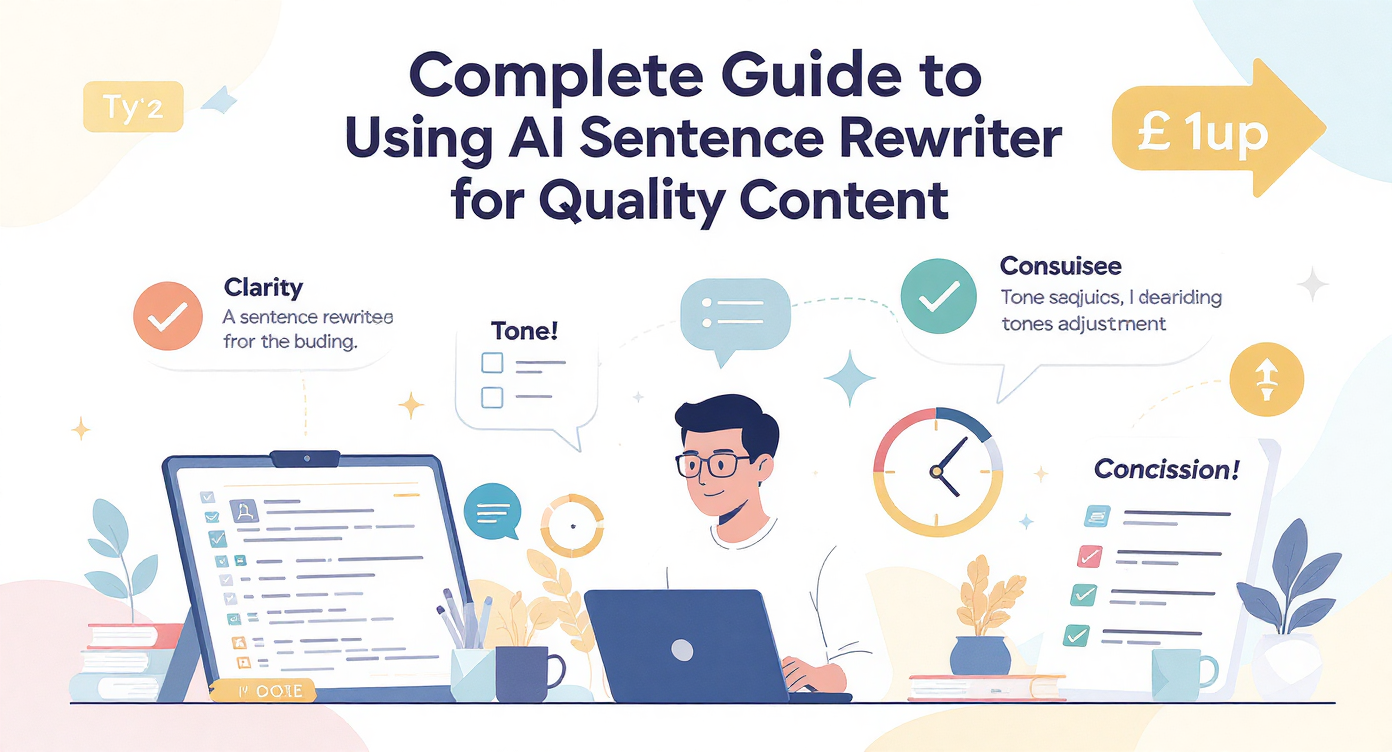 Complete Guide to Using AI Sentence Rewriter