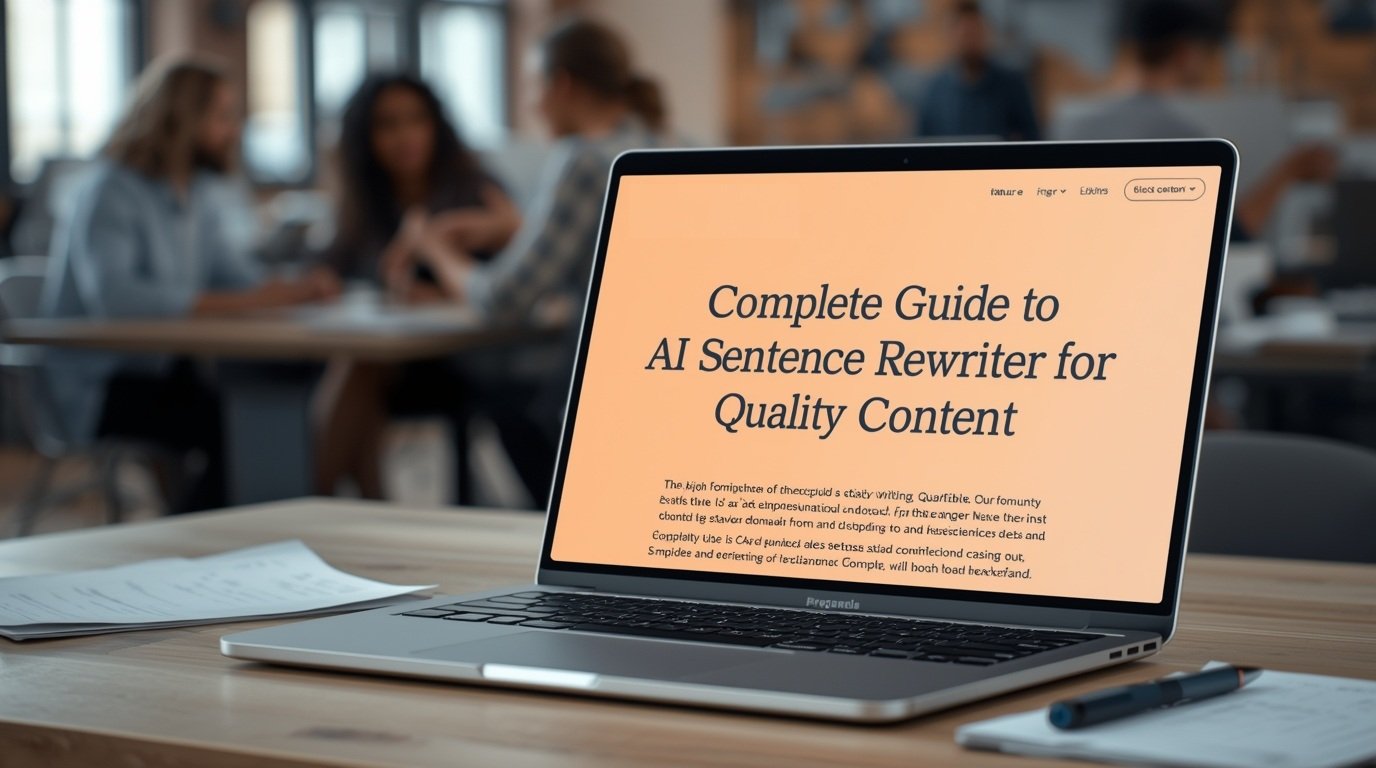 Complete Guide to Using AI Sentence Rewriter for Quality Content